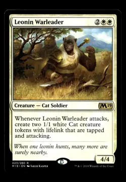 Leonin Warleader 23 R Core Set 2019 - Image 1