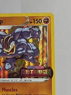 Machamp SWSH243 Lost Origin Prerelease Stamp Black Star Promo Pokemon NM-LP - Image 3