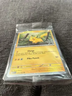 Pikachu 025/165 Pokemon Holiday Calendar 2025 Festive Stamp Promo SEALED NM Mint - Image 2