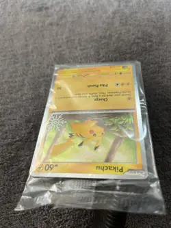Pikachu 025/165 Pokemon Holiday Calendar 2025 Festive Stamp Promo SEALED NM Mint - Image 3