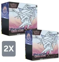 PRESALE - Pokemon TCG Chaos Rising Pokemon Center Elite Trainer Box ETB x2 - Image 1