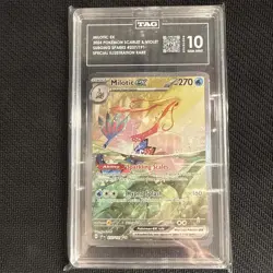 2024 Pokemon Scarlet & Violet Milotic Ex #237 Surging Sparks TAG 10 - Image 1