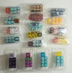 Pokemon ETB Dice Sets - 17 Packs of Dice - Bulk Dice Lot - Sun&Moon - SWSH - SV - Image 1