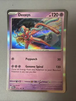Pokemon TCG * Paradox Rift * 74/182 Deoxys Holo Rare * FRESH PK - Image 1