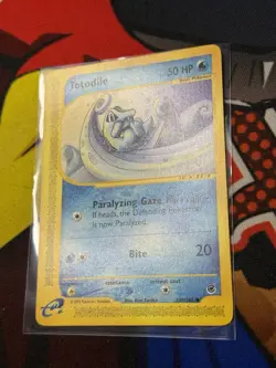 Totodile 135/165 Common Expedition Pokemon e reader NM/LP - Image 2