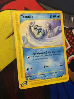 Totodile 135/165 Common Expedition Pokemon e reader NM/LP - Image 3