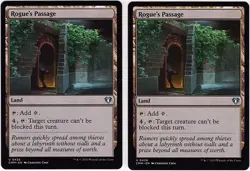 MTG Commander Masters Rogue's Passage x 2 (Uncommon) - Image 1