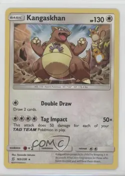 Kangaskhan Holo Pokemon Sun & Moon Unified Minds #163 - Image 1