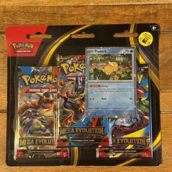 3X Pokemon Mega Evolution Triple Blister Packs 2X Psyduck with swirls 1X Golduck - Image 5
