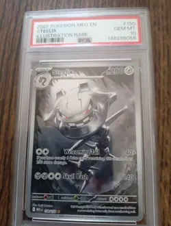 Pokemon TCG Steelix 150/132 Mega Evolution Illustration Rare PSA 10 GEM MINT💎 - Image 2