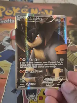 Pokemon TCG Terrakion 99/101 Noble Victories 2011 Ultra Rare Full Art Holo - Image 4