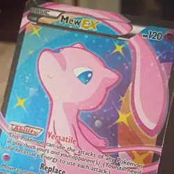 Pokemon Mew EX RC24/RC25 Legendary Treasures Radiant Collection Ultra Rare Holo… - Image 2