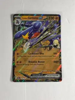 Pokemon TCG Destined Rivals Cynthia's Garchomp 104/182 Near Mint - Image 1