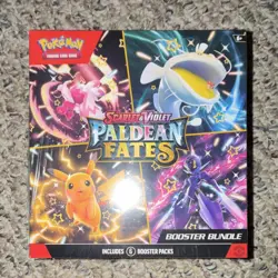 Pokemon TCG Scarlet & Violet Paldean Fates Booster Bundle Box - 6 Packs - Image 1