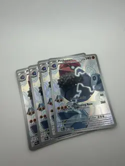 Pokemon TCG Probopass 096/182 Paradox Rift Holo Reverse Holo Lot of 4 English - Image 3