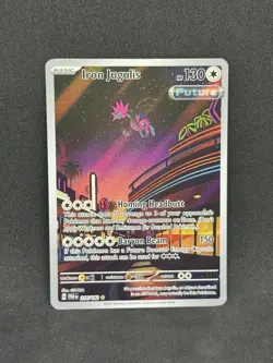 Pokemon Iron Jugulis 216/182 Paradox Rift Illustration Rare Mint PSA10 Contender - Image 1