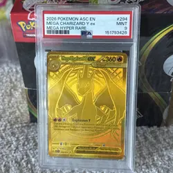 2026 POKEMON ASC EN-ASCENDED HEROES MEGA HYPER RARE MEGA CHARIZARD Y EX PSA 9 - Image 2