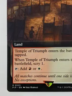 Temple of Triumph - PIP 0525 - MTG Magic the Gathering Fallout Extended Art - Image 4