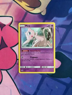 Mew - SM215 Holo Promo Sun & Moon Promo Pokemon Near Mint - Image 1