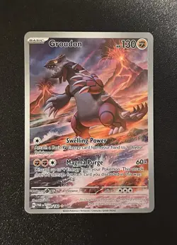 Groudon - 199/182 - SV04: Paradox Rift - Illustration Rare - Pokemon TCG - Image 1