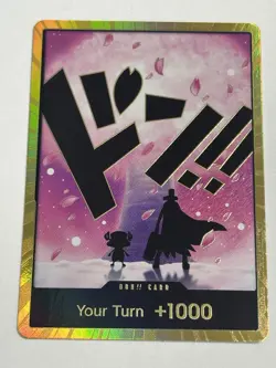 ENGLISH Gold DON Card Tony Tony Chopper PRB-02 THE BEST vol2 One Piece - Image 1