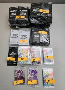 Union Arena Pack LOT. Jujutsu Kaisen-Hunter X Hunter-Bleach. - Image 1