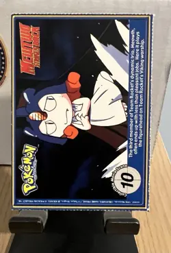 Snorlax 1999 Original 151 Pokemon Burger King PokeTrivia Trading Card #143 - Image 2