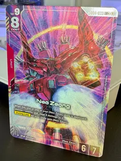 Neo Zeong GD04-033 LR+ Gundam Card Game Phantom Aria M/NM - Image 1