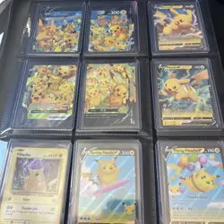 Pokemon Celebrations Holo Foil Card Lot - Pikachu Binder Page 10 Cards - Image 1