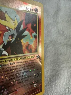 2001 Pokemon Game Movie 34 Entei - Reverse Foil Pokemon 3 Movie Promo - Image 3