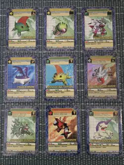 Complete 30 Card Vintage Digimon Street Starter 2 Set Platinumsukamon Babamon ++ - Image 2