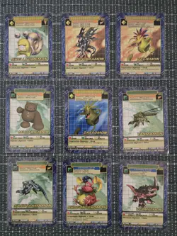 Complete 30 Card Vintage Digimon Street Starter 2 Set Platinumsukamon Babamon ++ - Image 3