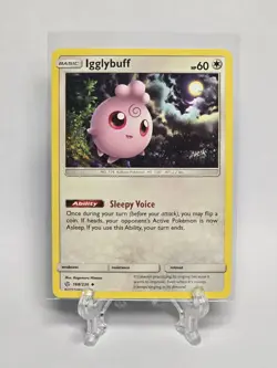 Igglybuff 168/236 – SM Cosmic Eclipse (2019) Uncommon Pokemon Card - Image 1