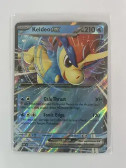 POKEMON KELDEO EX 030/086 DOUBLE RARE HOLOFOIL WHITE FLARE NM CARD - Image 1