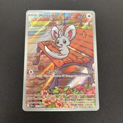 Minccino AR 157/086 SV11B Black Bolt Pokemon Card Scarlet Violet - Image 1