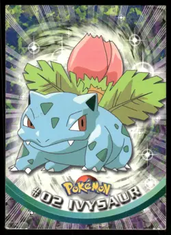 Pokemon Cards Ivysaur #2 Topps Trading Cards Series 1 MP *3 - Image 1