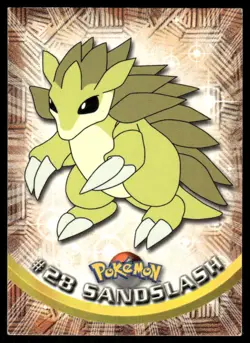 Pokemon Cards Sandslash #28 Topps Trading Cards Series 1 LP *2 - Image 1