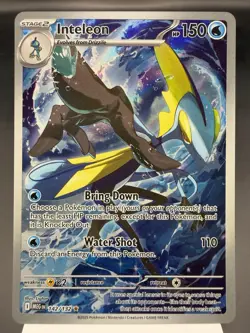 Inteleon 142/132 - Illustration Rare - Mega Evolution Pokemon Card MINT - Image 1
