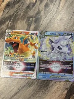pokemon cards charizard+vulpix Vstar - Image 1
