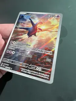 Latios 203/191 SV08: Surging Sparks Illustration Rare Pokemon Card NM - Image 5