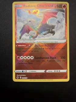 Pokemon TCG Radiant Charizard Crown Zenith Holo Card 020/159 NM - Image 1