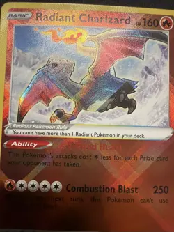 Pokemon TCG Radiant Charizard Crown Zenith Holo Card 020/159 NM - Image 4