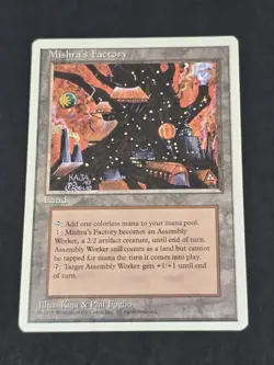 Mishra's Factory 4th Edition Magic the Gathering Card LP MTG Card - Image 3