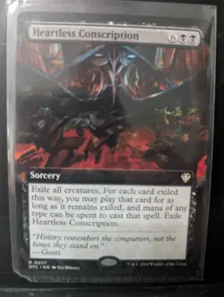 Heartless Conscription - Borderless 57 OTC SealedinSleeve - Image 1