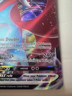 Pokemon TCG Salamence VMAX Darkness Ablaze Holo Ultra Rare Card 144/189 | NM - Image 5