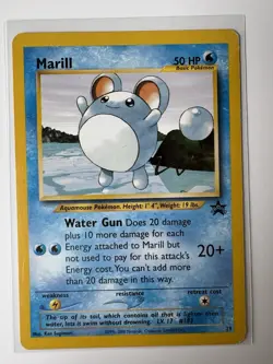 Pokemon TCG Marill Wizards Black Star Promos 29 Regular Promo MP - Image 2