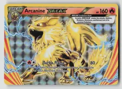 Arcanine BREAK XY180 Holo Promo XY Promo Pokemon Moderately Played - Image 1