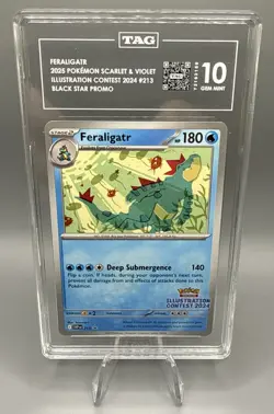 Pokemon Feraligatr 213 SV: Scarlet & Violet Promo TAG 10 - Image 1