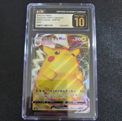 Pikachu VMAX Pokemon 2021 Japanese VMAX Climax 046/184 Holo CGC PRISTINE 10 - Image 1