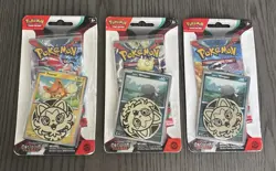 Pokemon TCG Scarlet & Violet Obsidian Flames Booster Packs (Lot of 3) - Image 1